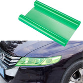 Folie protectie faruri  stopuri auto - Verde (pretm liniar)